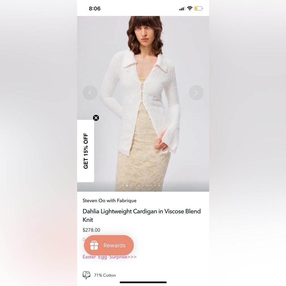 Designer Steven Oo Fabrique White Sweater- Exclusive Collection